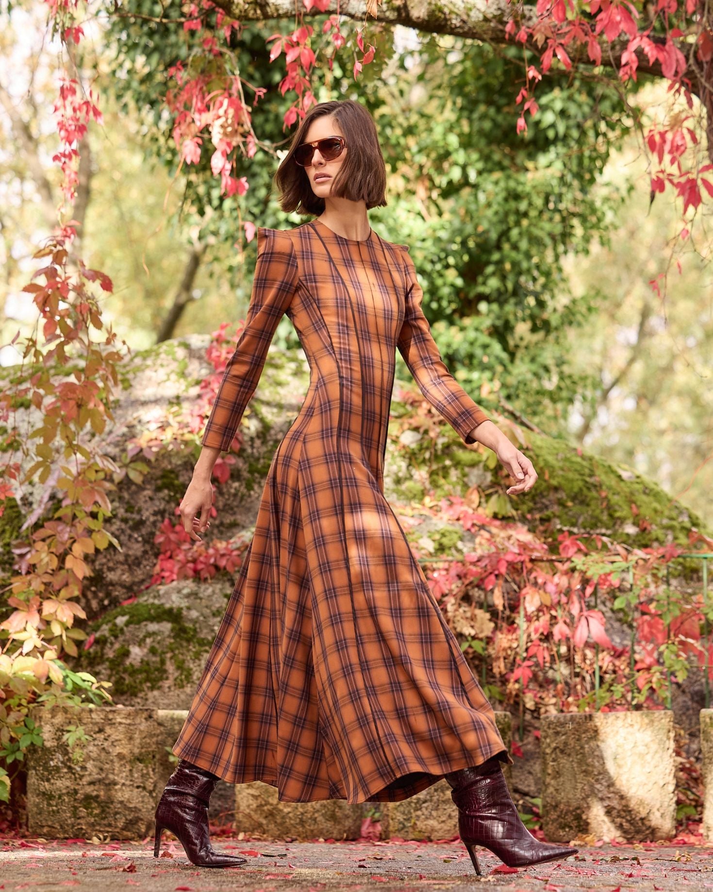 ROPE PRINTED DRESS