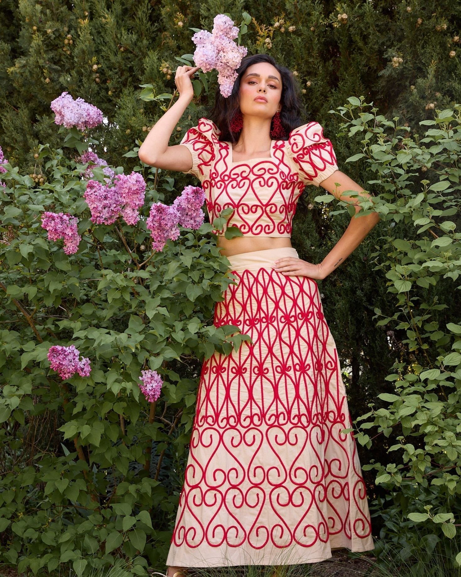 CONJUNTO CRETA ROJO The IQ Collection