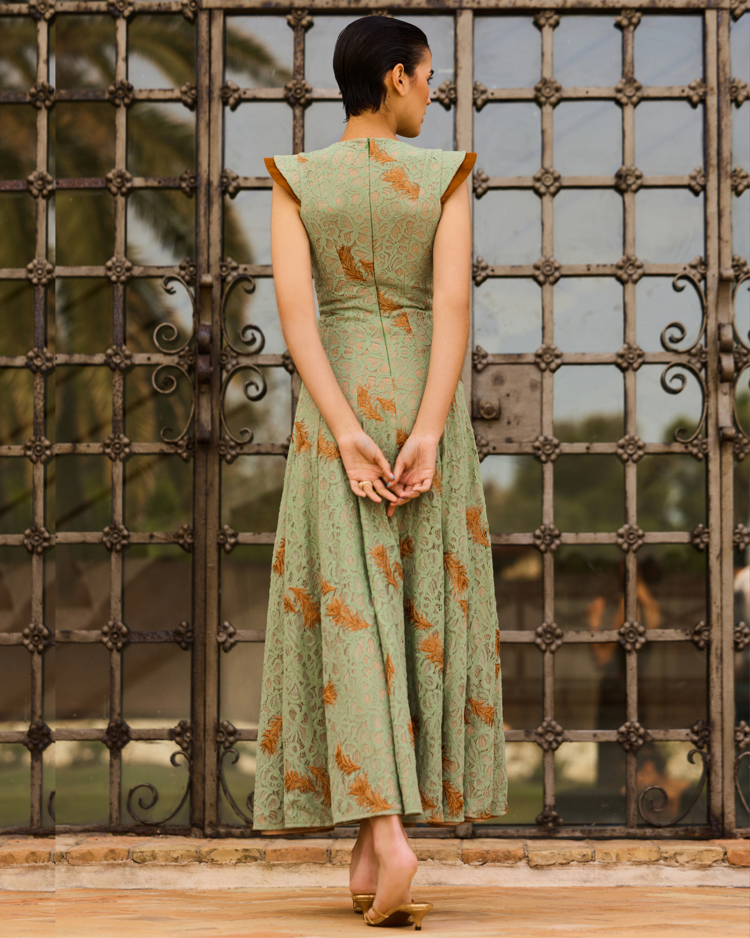 VESTIDO ROSE VERDE The IQ Collection