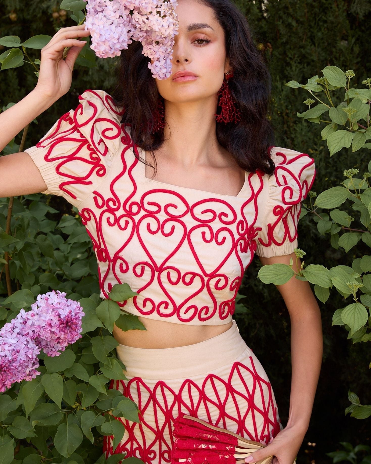 CONJUNTO CRETA ROJO The IQ Collection