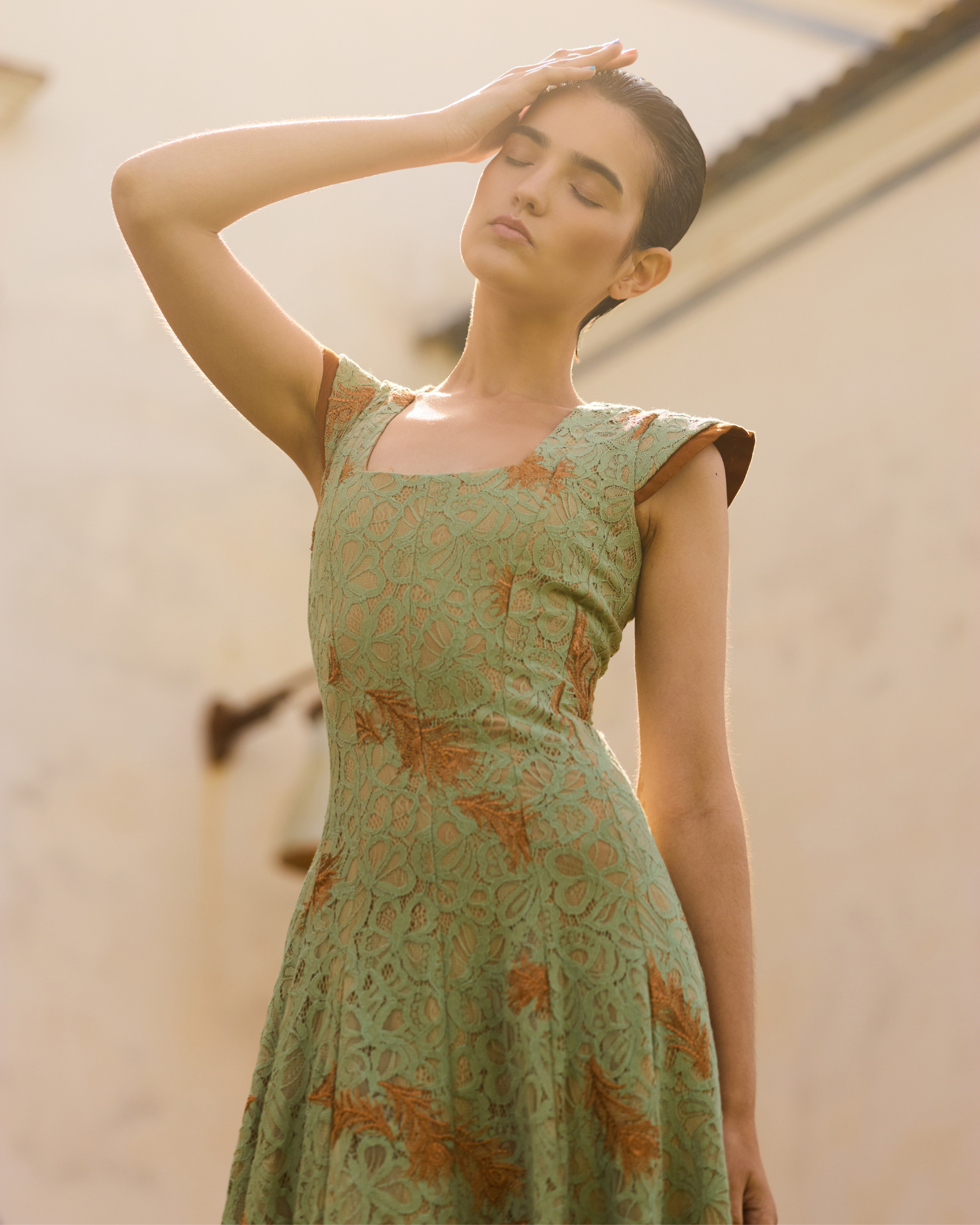 VESTIDO ROSE VERDE The IQ Collection