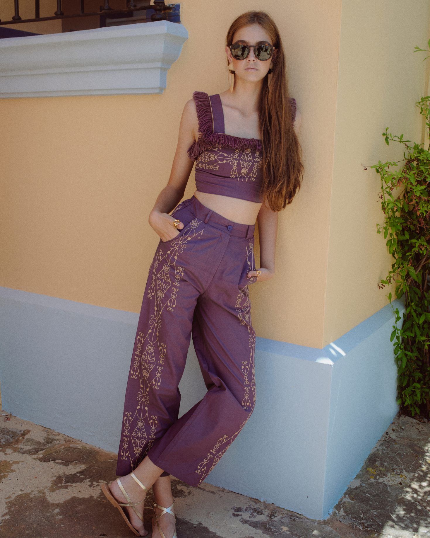 CONJUNTO LINE MORADO The IQ Collection