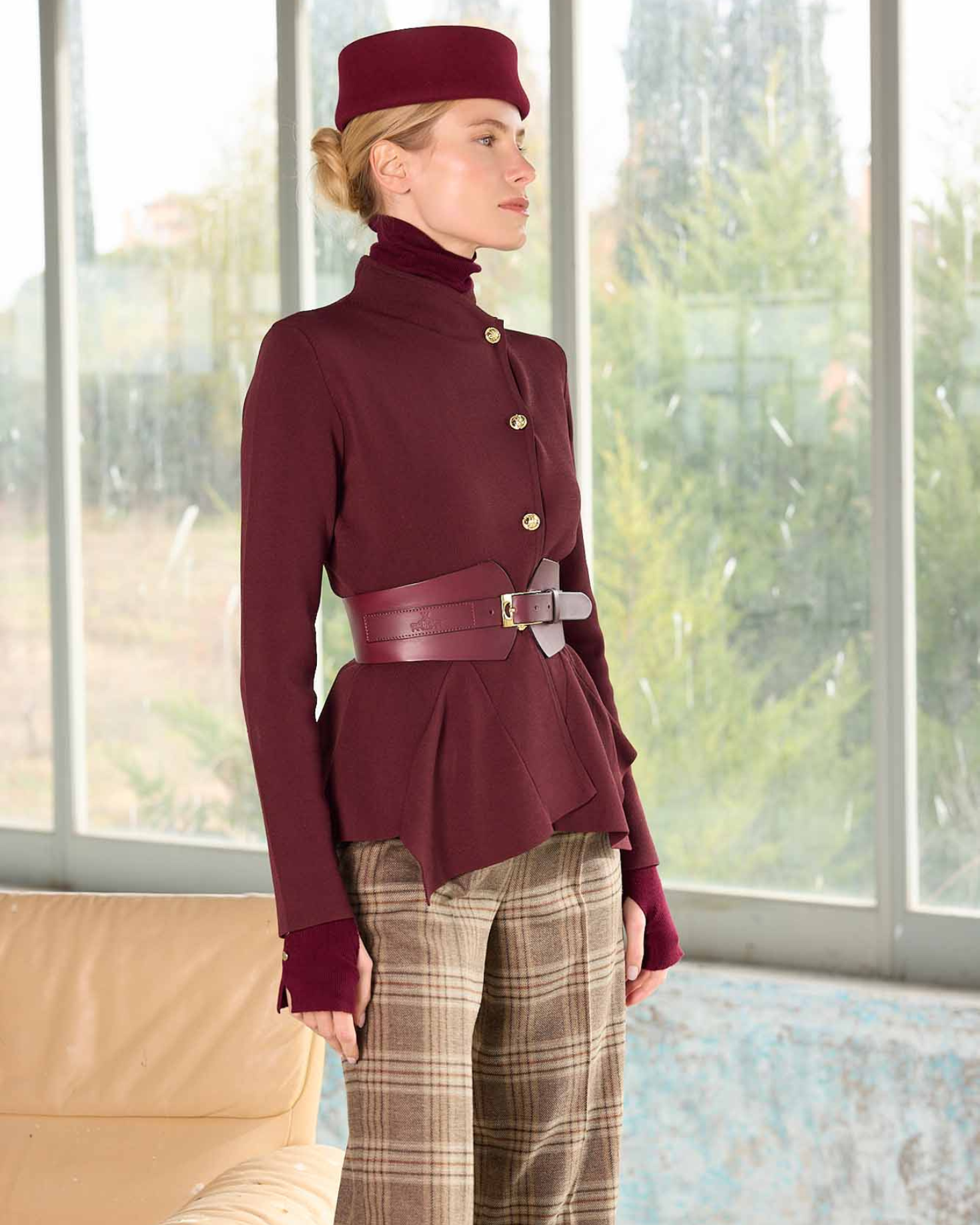 CHAQUETA PUNTO CELIA BURDEOS The IQ Collection