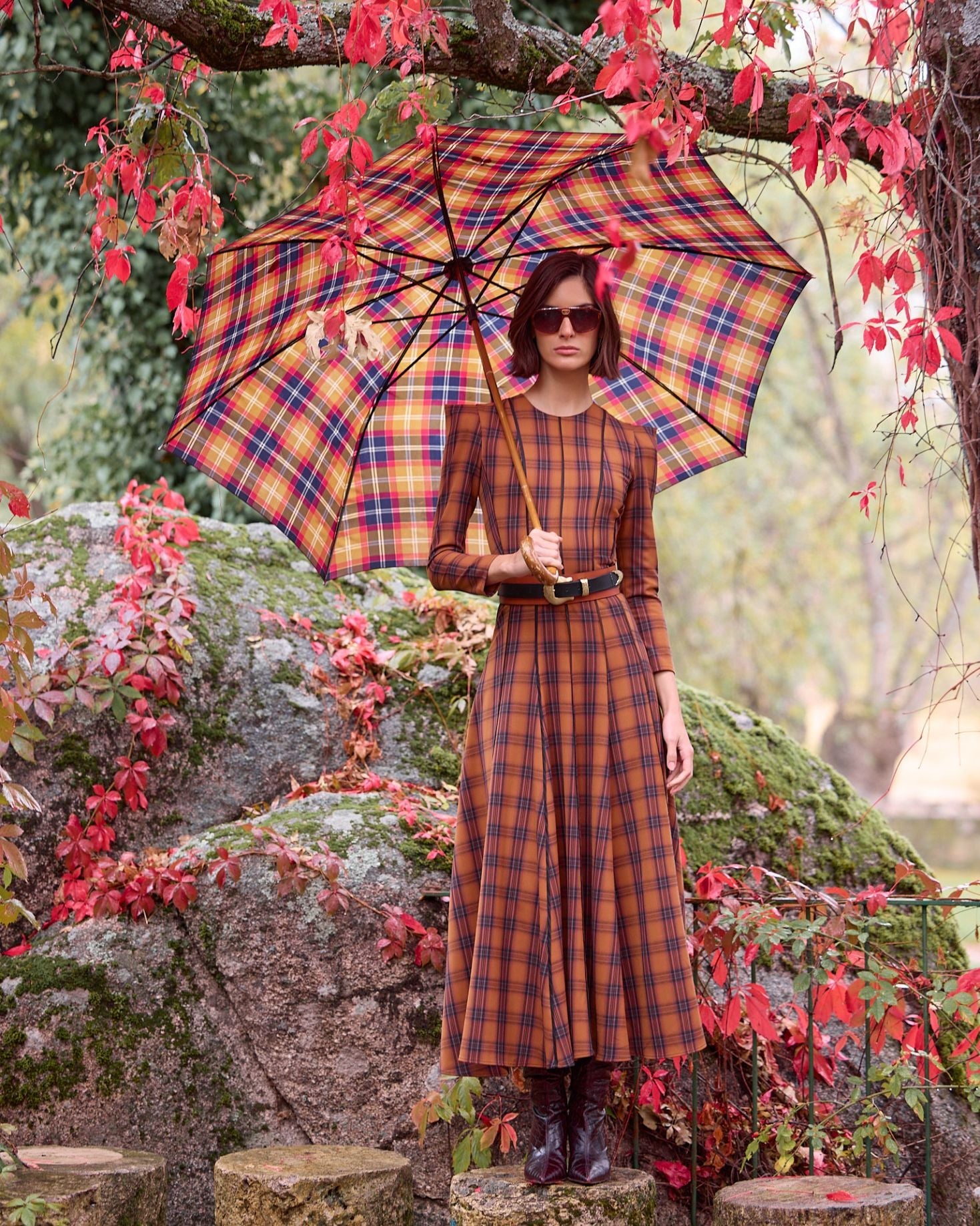 VESTIDO ROPE CUADROS The IQ Collection