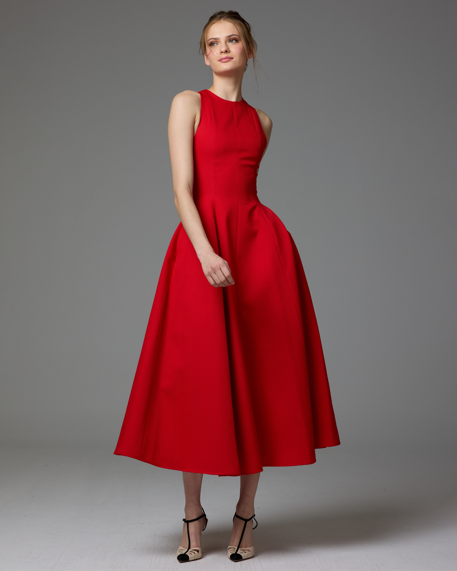 VESTIDO ANITA ROJO The IQ Collection