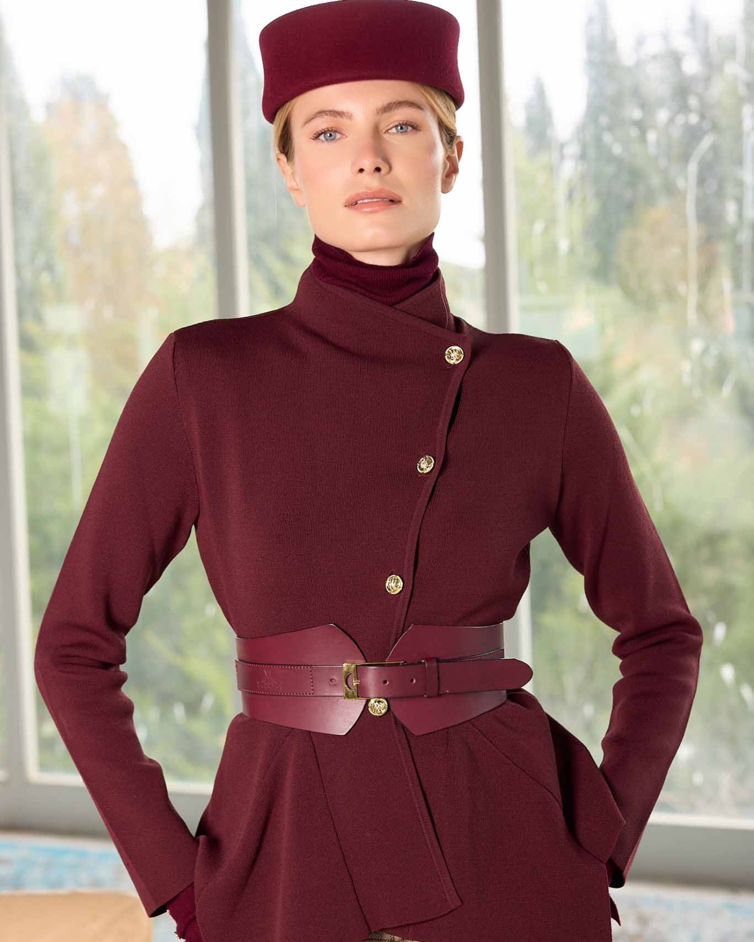 CHAQUETA PUNTO CELIA BURDEOS The IQ Collection