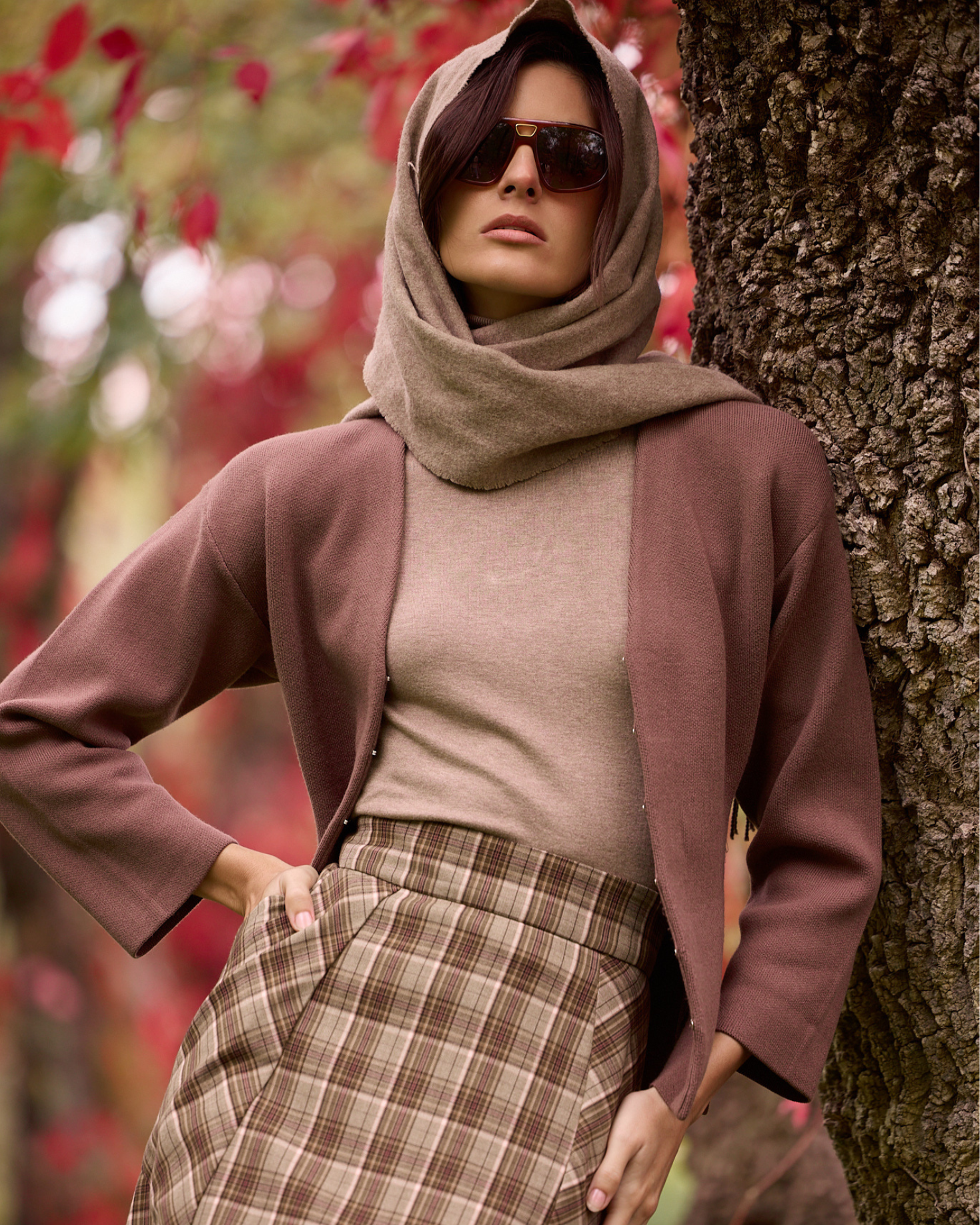 CHAQUETA PUNTO CARLOTA TOPO The IQ Collection