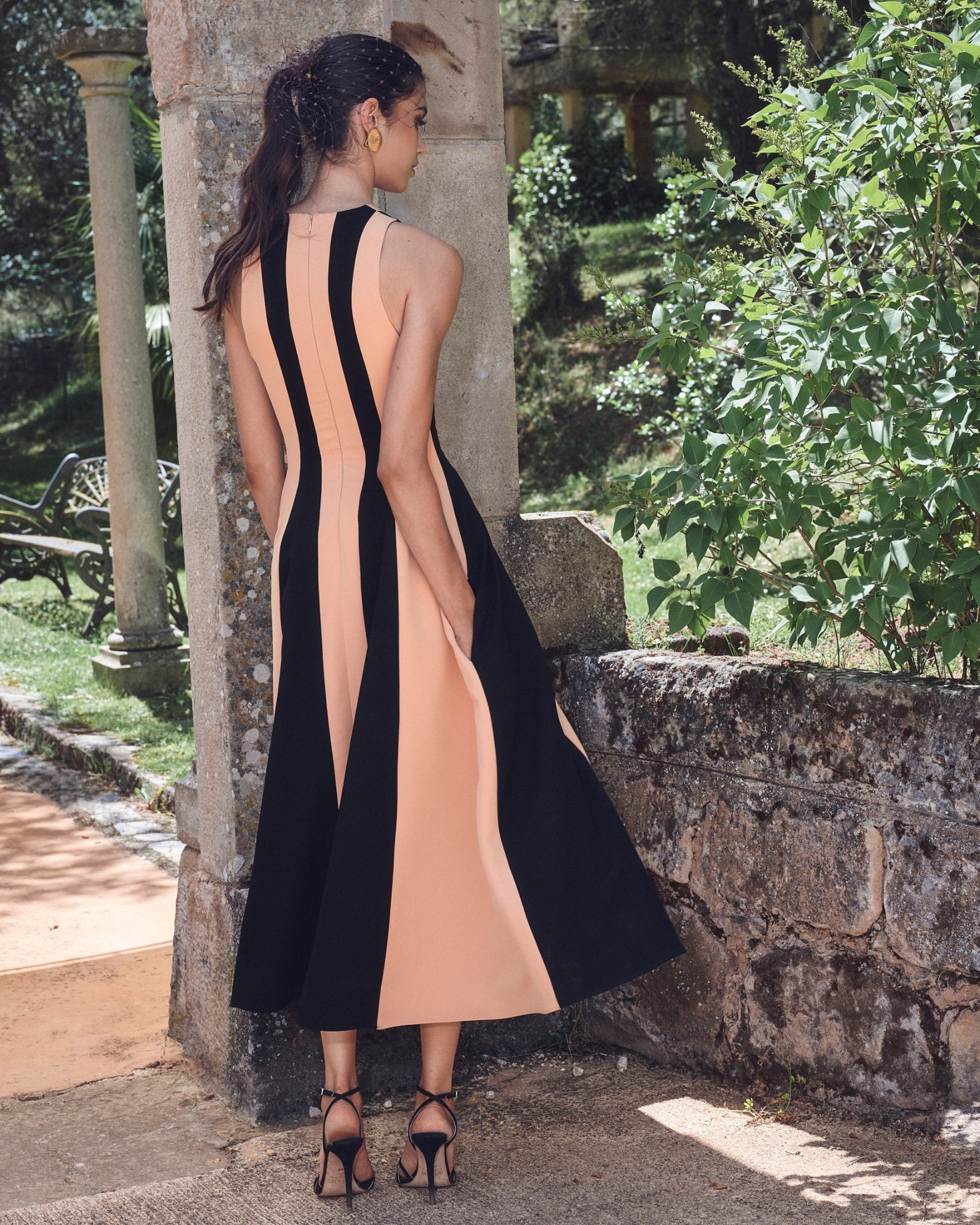 VESTIDO ANITA RAYAS The IQ Collection