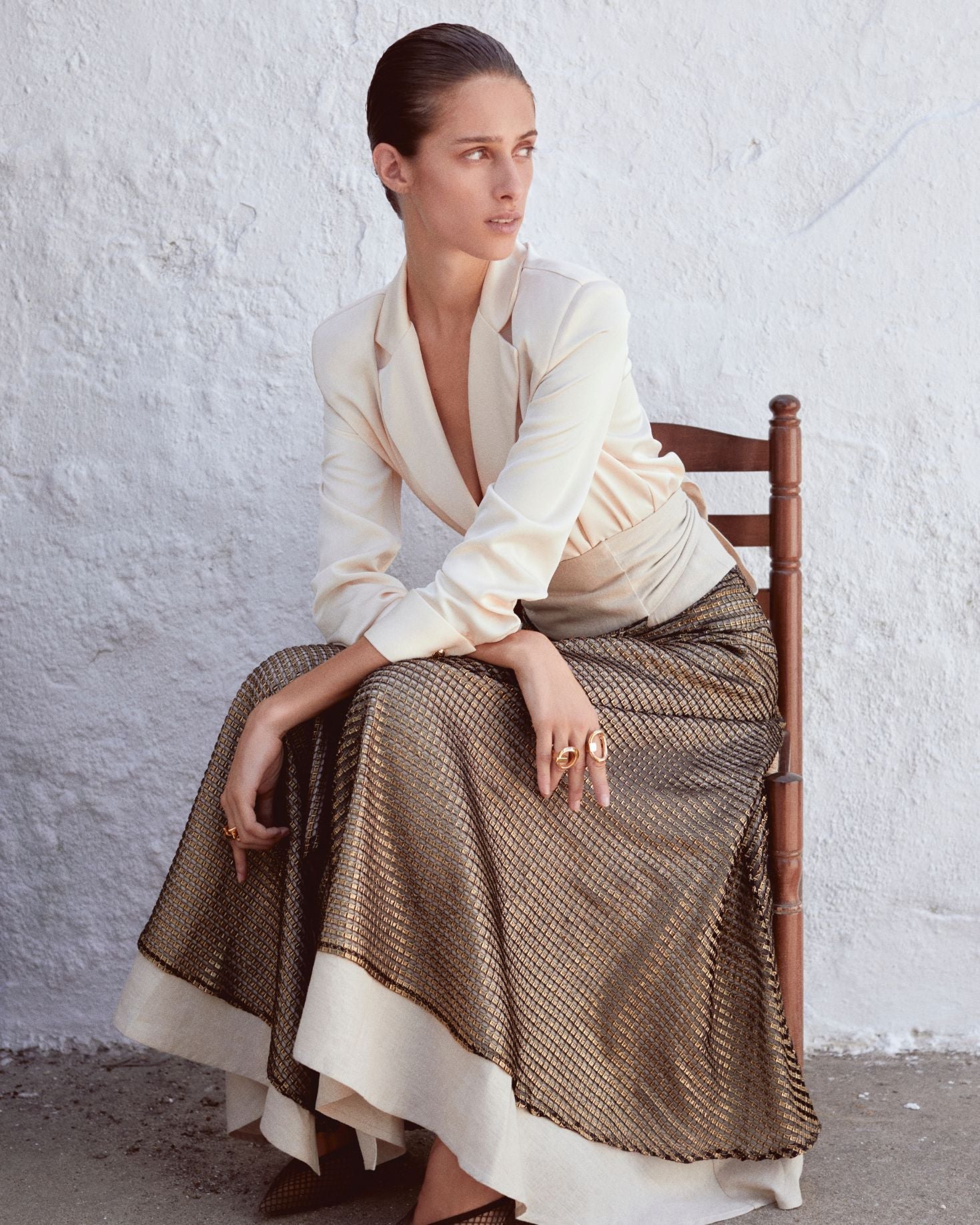 FALDA CLIO BEIGE The IQ Collection