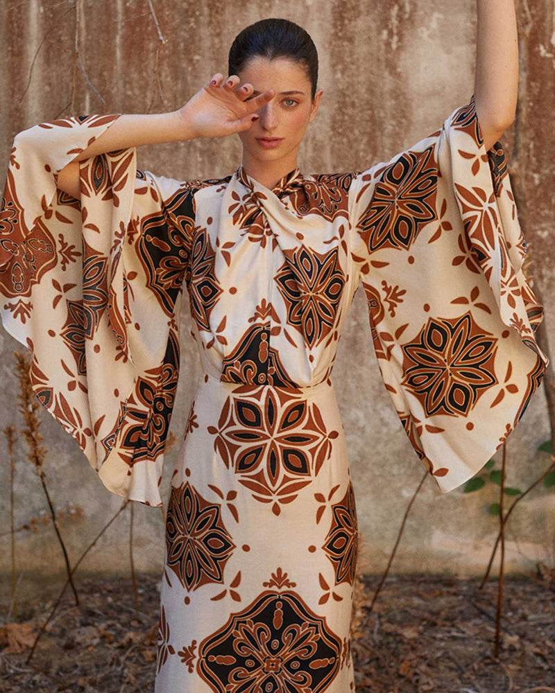 VESTIDO AIRES CRUDO The IQ Collection