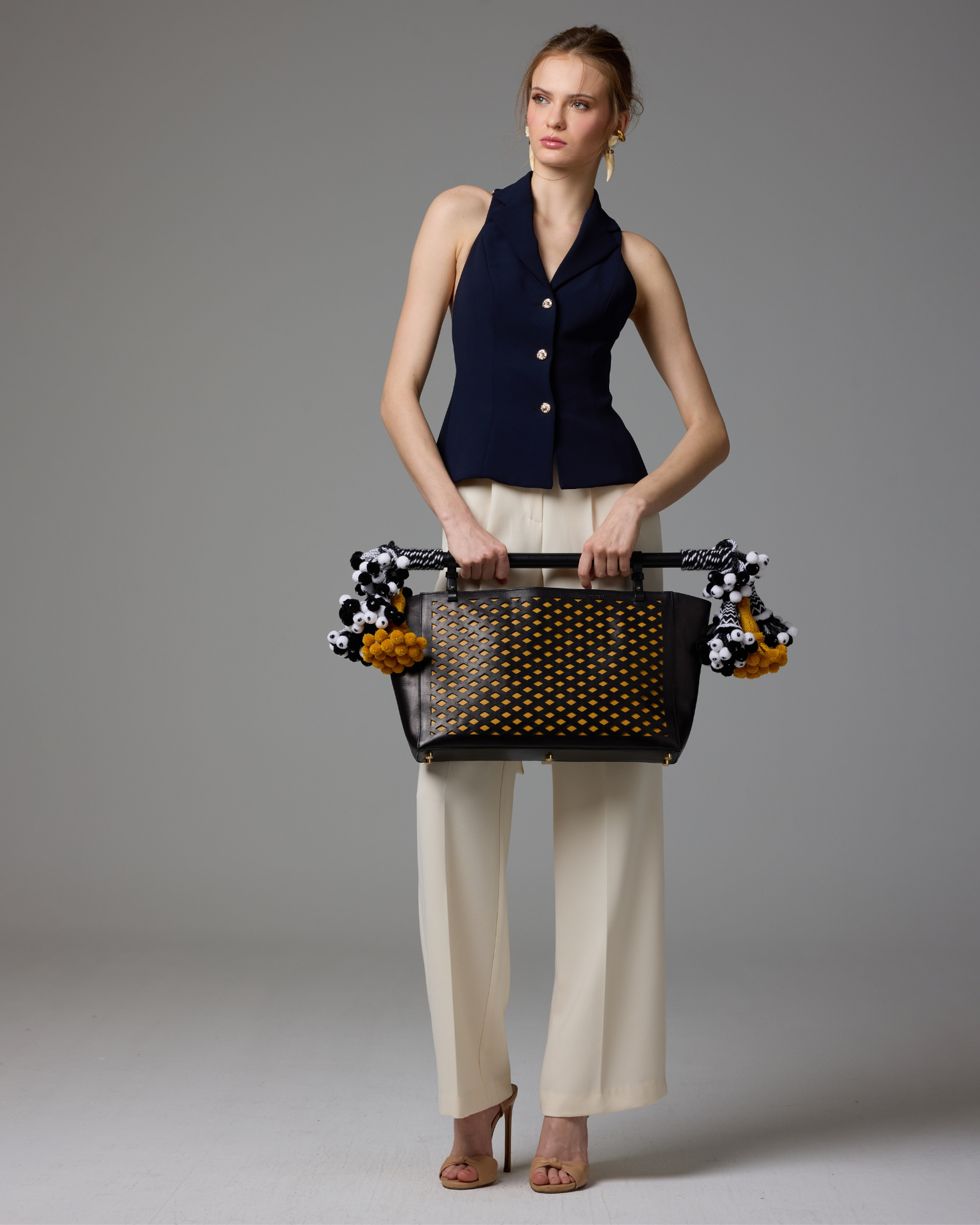 PANTALÓN TITA CREMA The IQ Collection