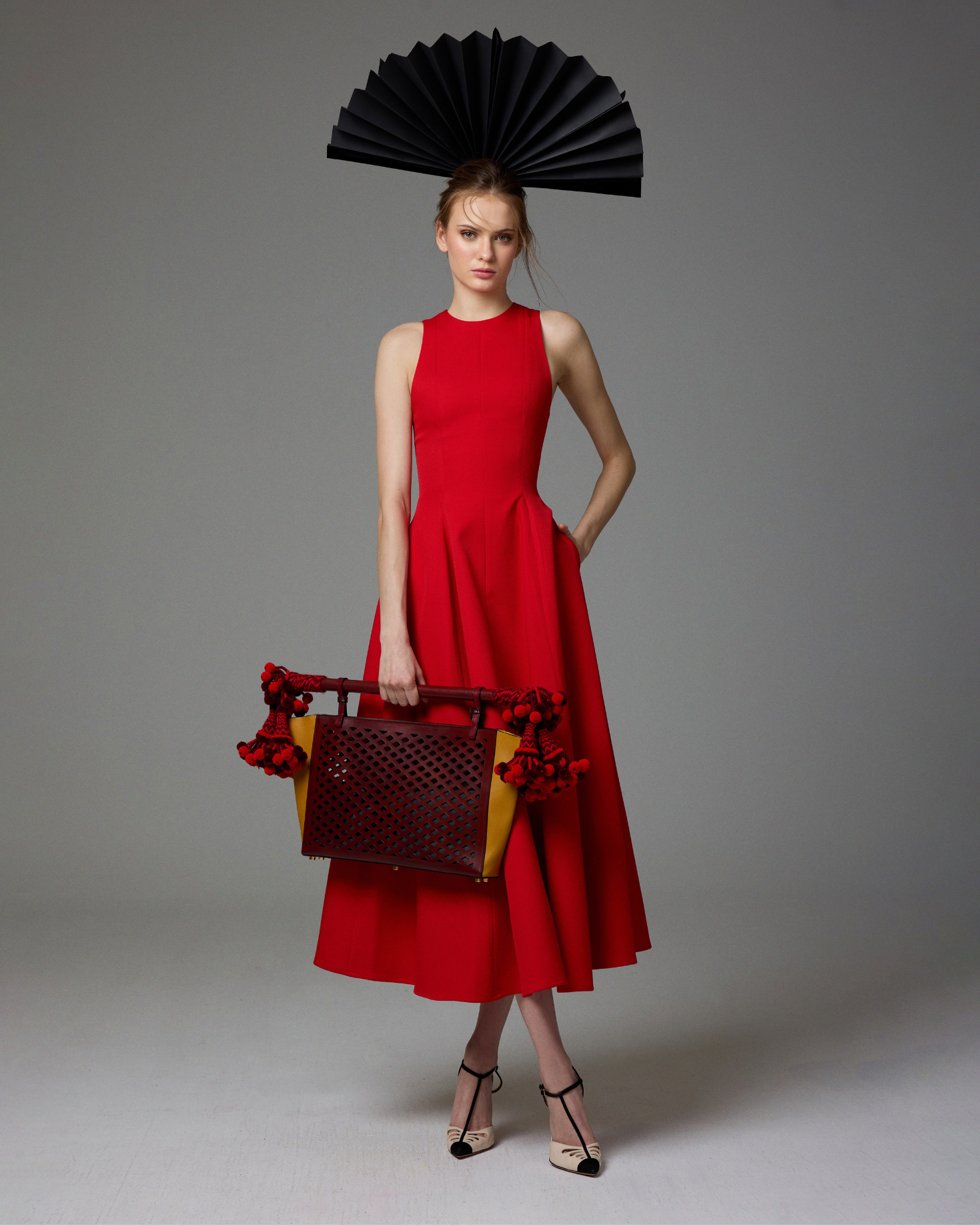 anita red dress Amalaka Silk Dress