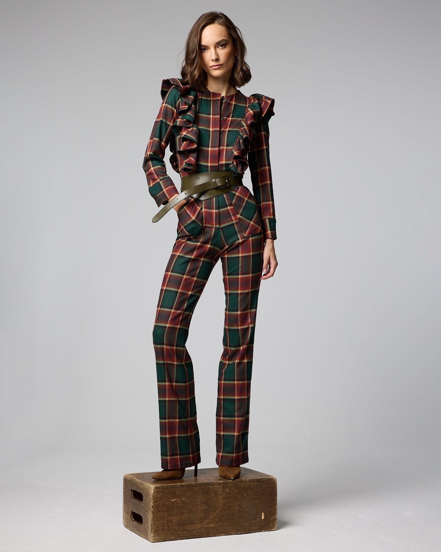 MONO TANA TARTÁN VERDE The IQ Collection