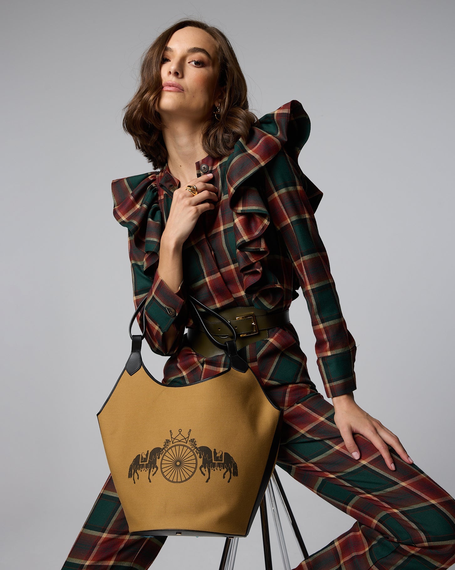 MONO TANA TARTÁN VERDE The IQ Collection