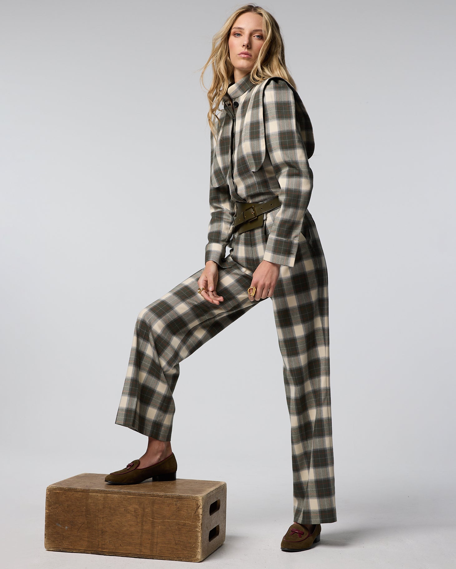 CAMISA ANNA CUADROS The IQ Collection