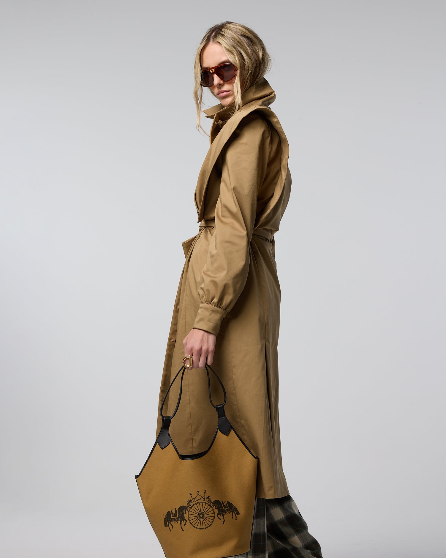 LALA CAMEL GABARDINE