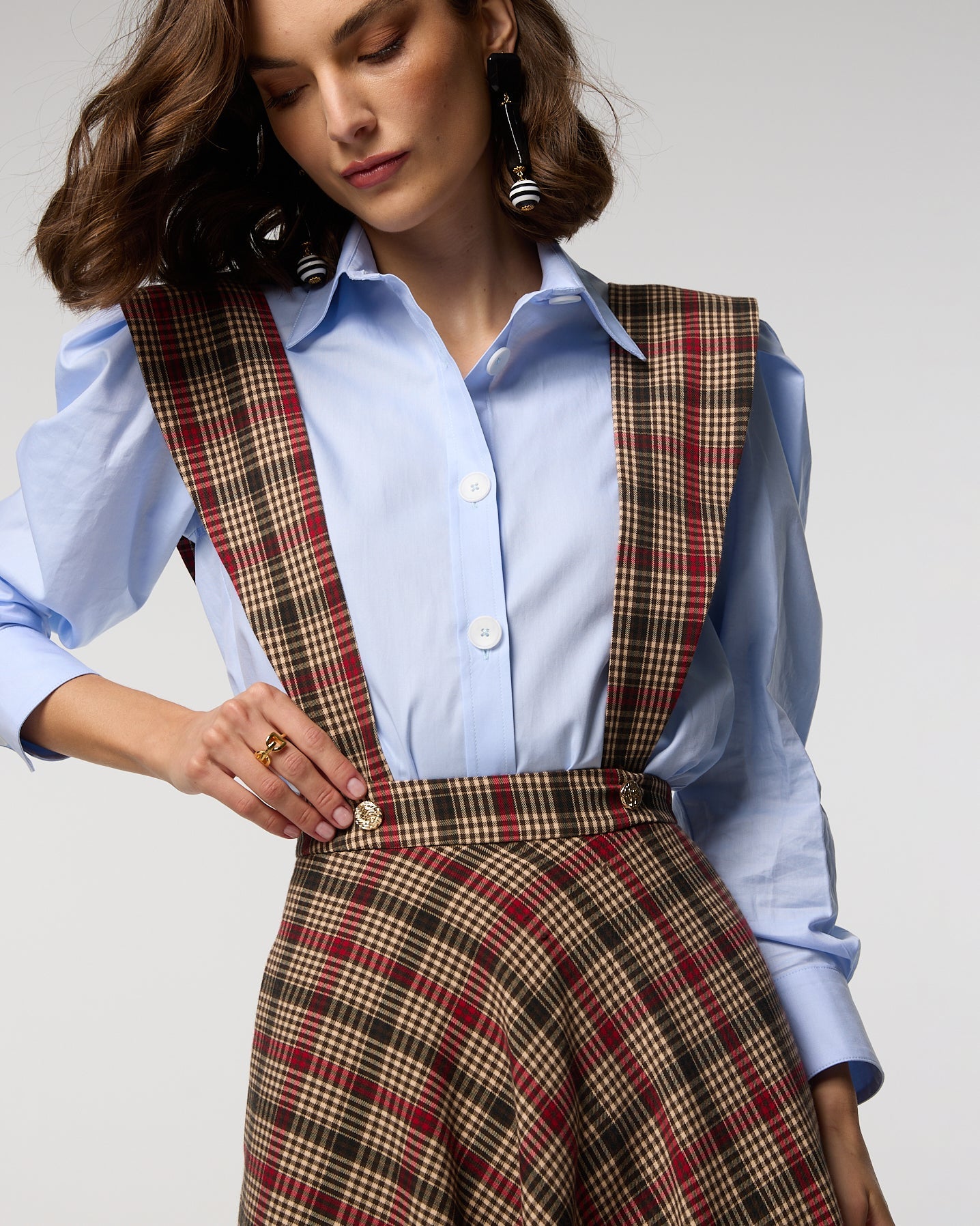 FREYA PLAID SKIRT