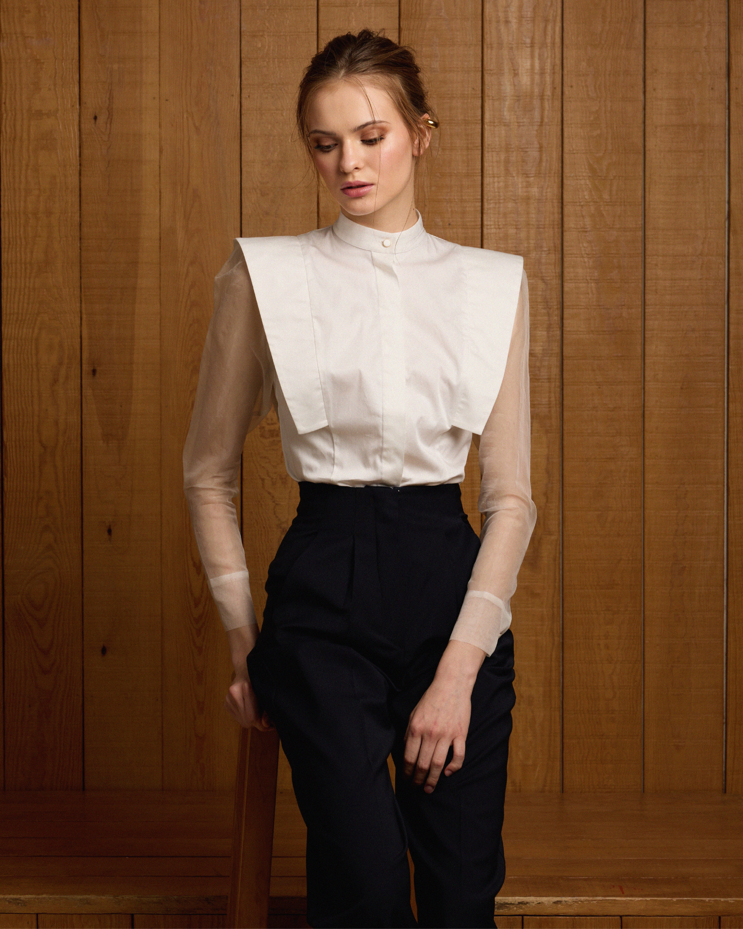 CAMISA ANNA ORGANZA The IQ Collection