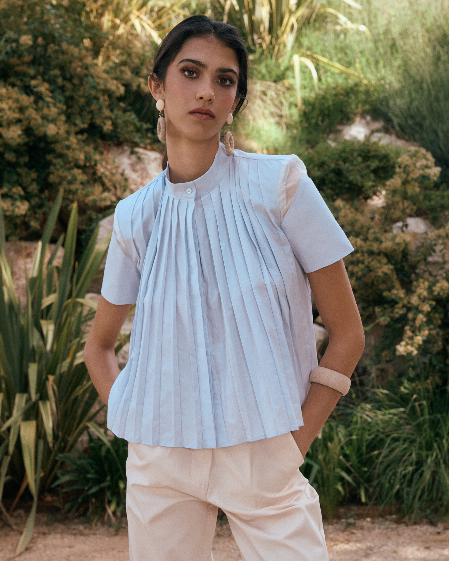 CAMISA OLIVA The IQ Collection
