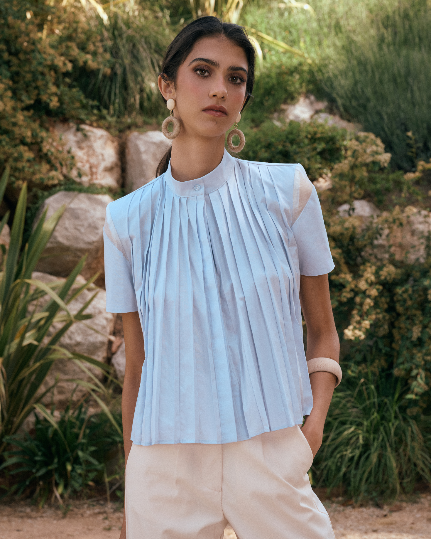 CAMISA OLIVA The IQ Collection