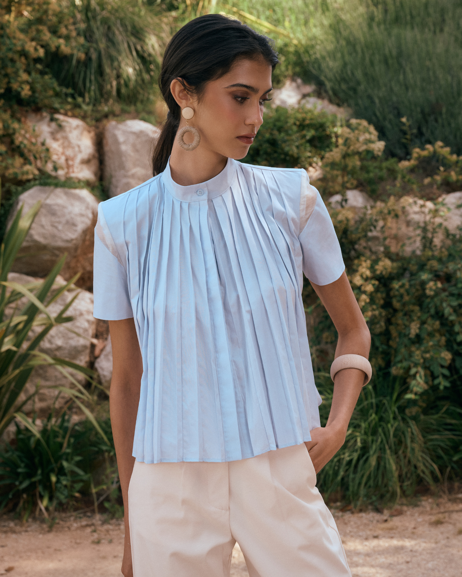 CAMISA OLIVA The IQ Collection
