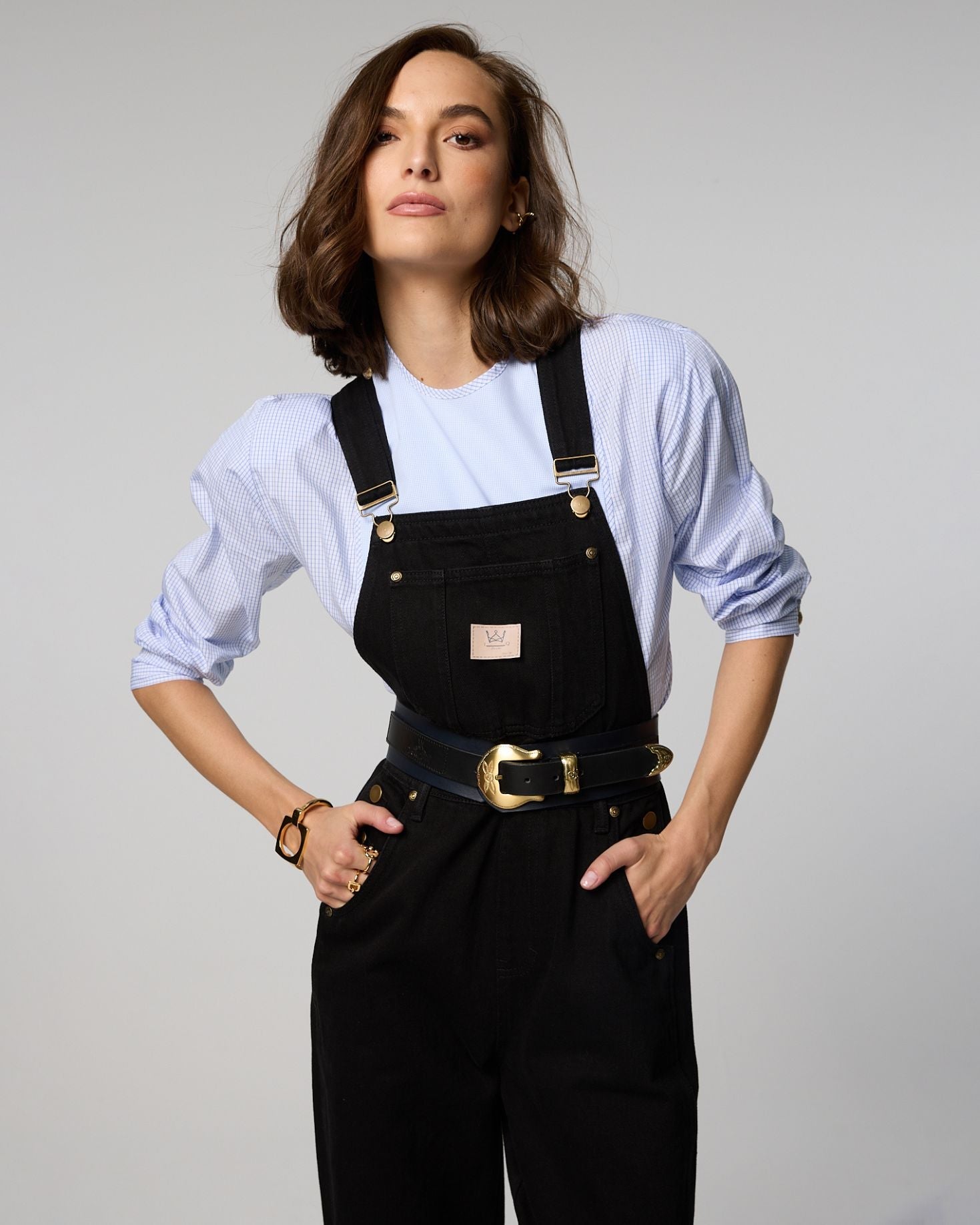 PETO DENIM NEGRO The IQ Collection