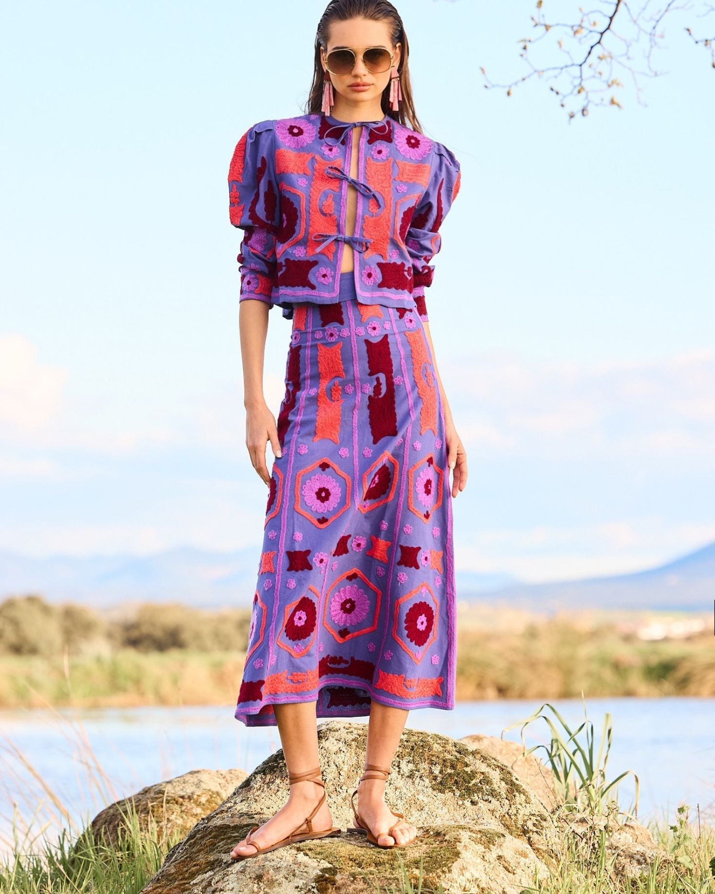 FALDA AZORES MORADA The IQ Collection