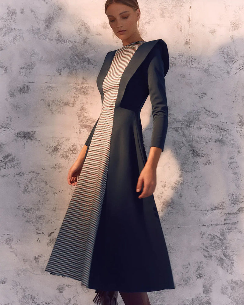 VESTIDO MAITE VICHY The IQ Collection