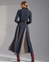 VESTIDO LISA GRIS The IQ Collection