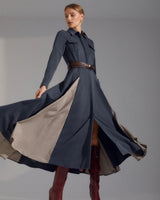 VESTIDO LISA GRIS The IQ Collection