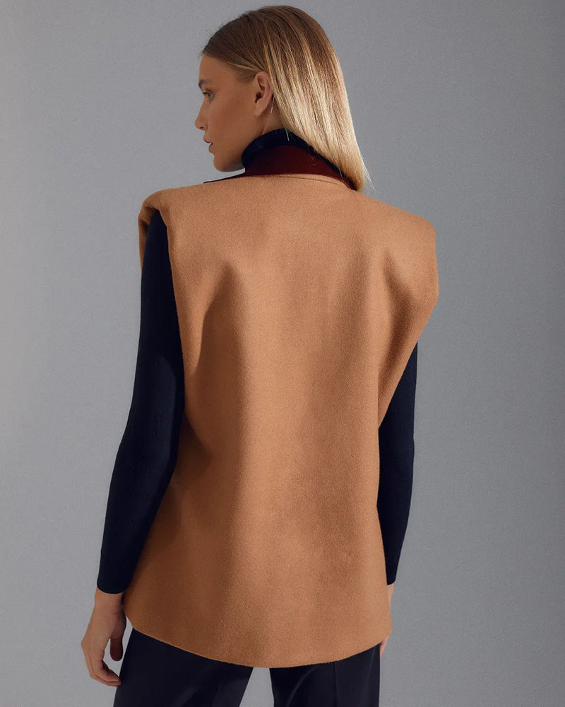 CHALECO SOL CAMEL The IQ Collection