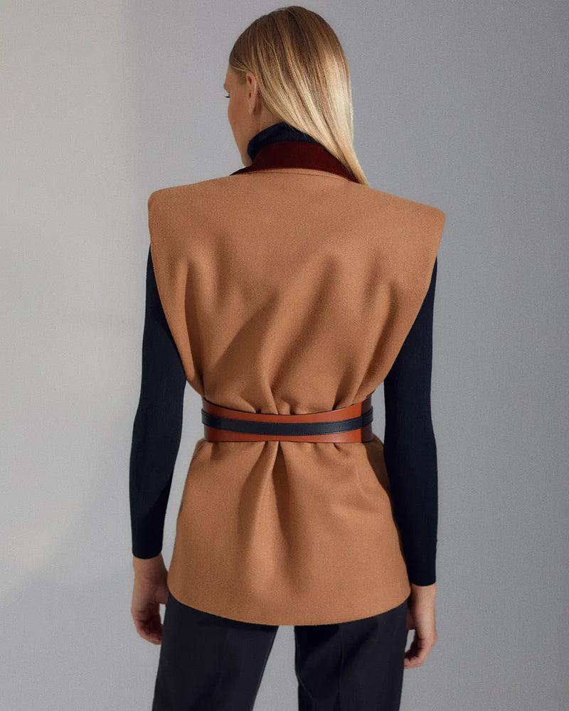 CHALECO SOL CAMEL The IQ Collection