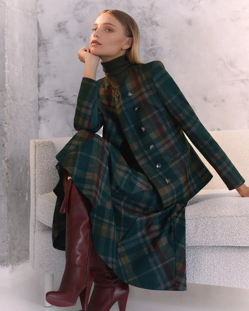 CHAQUETA BREE CUADROS The IQ Collection