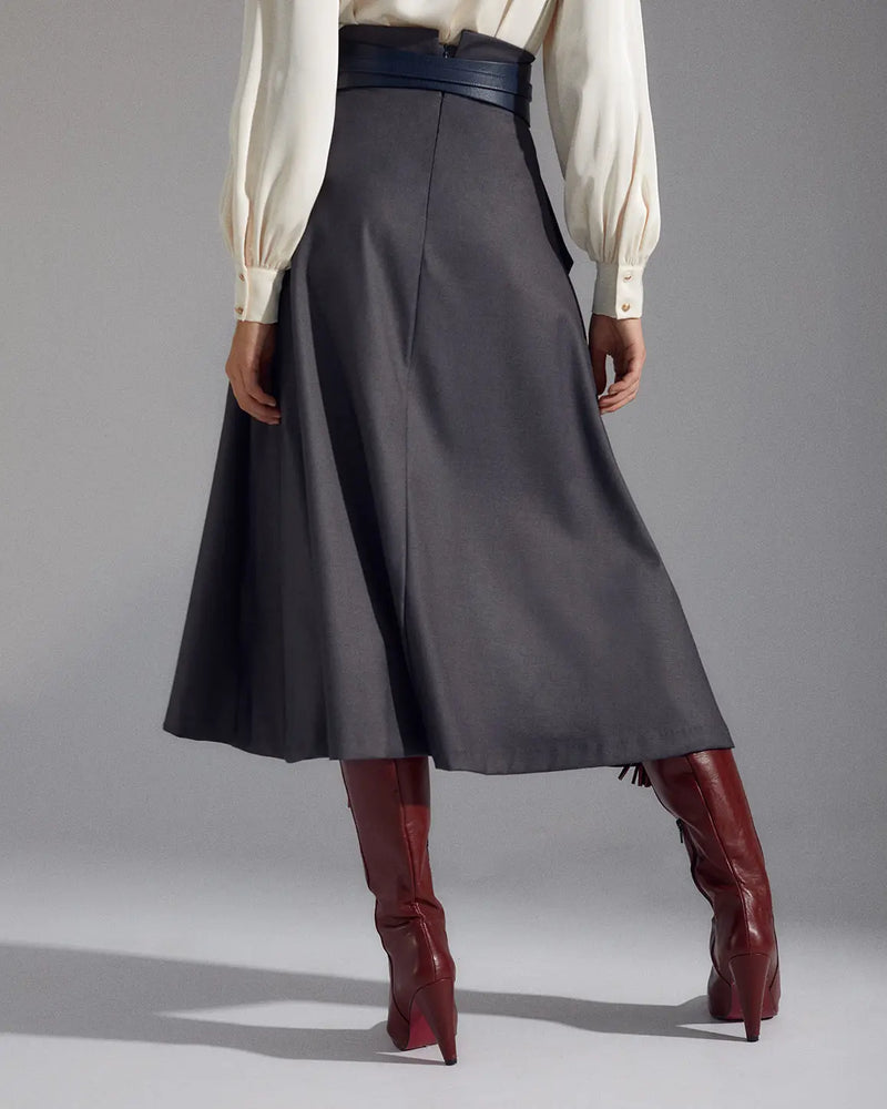 FALDA MIA GRIS OSCURO The IQ Collection