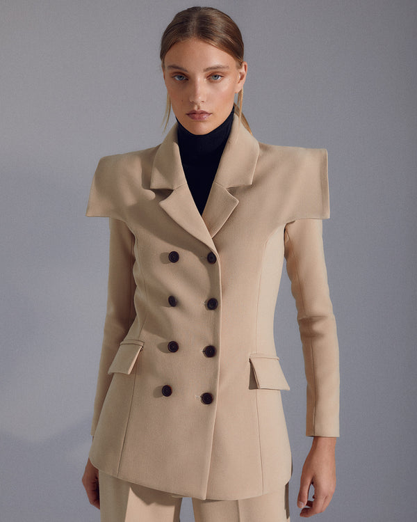CHAQUETA LARA BEIGE The IQ Collection