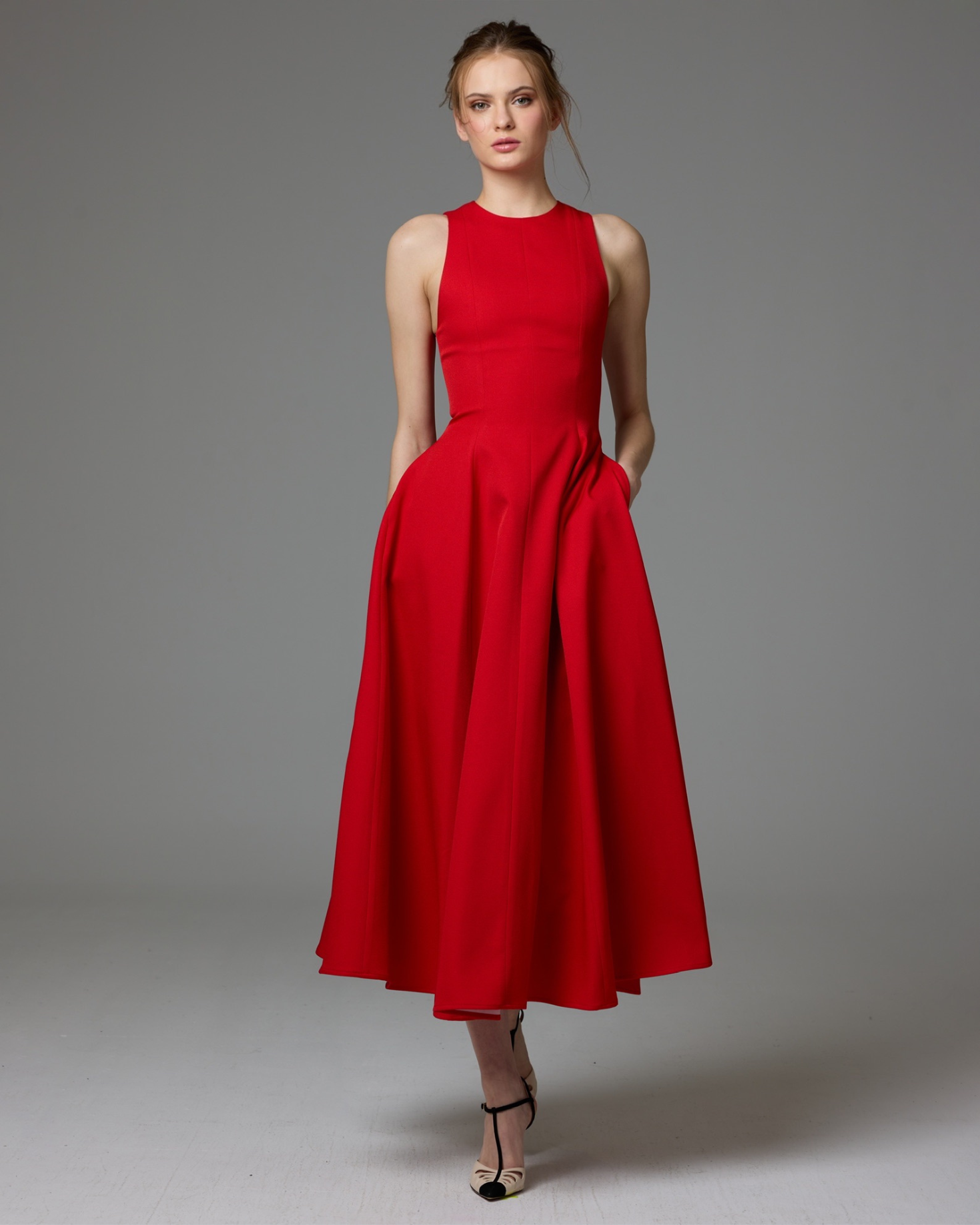 VESTIDO ANITA ROJO The IQ Collection