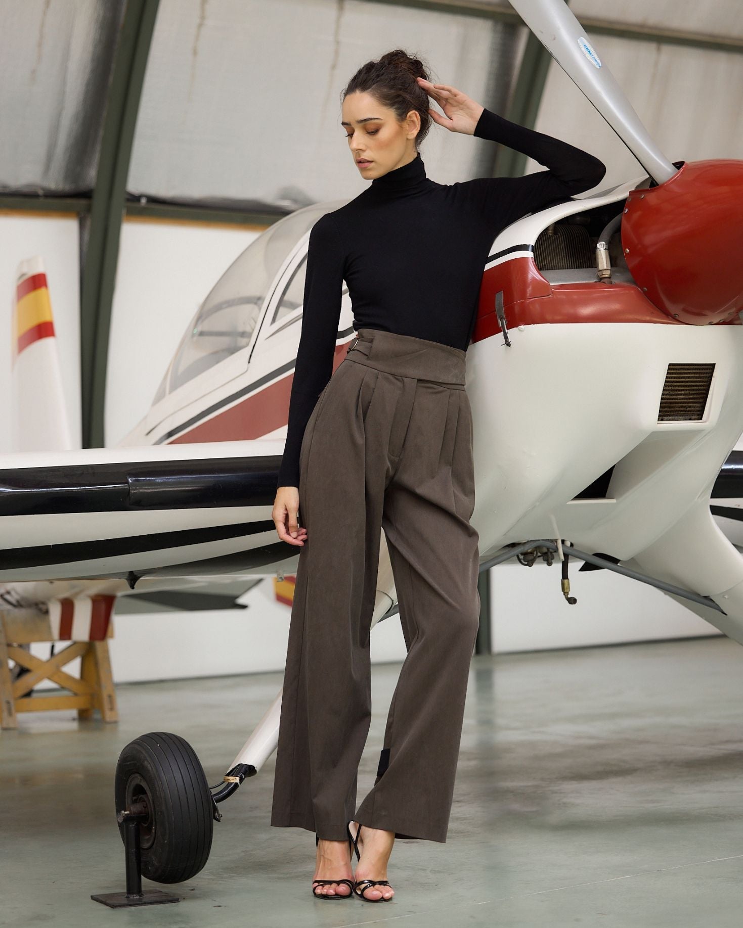 PANTALON ERIN VERDE The IQ Collection