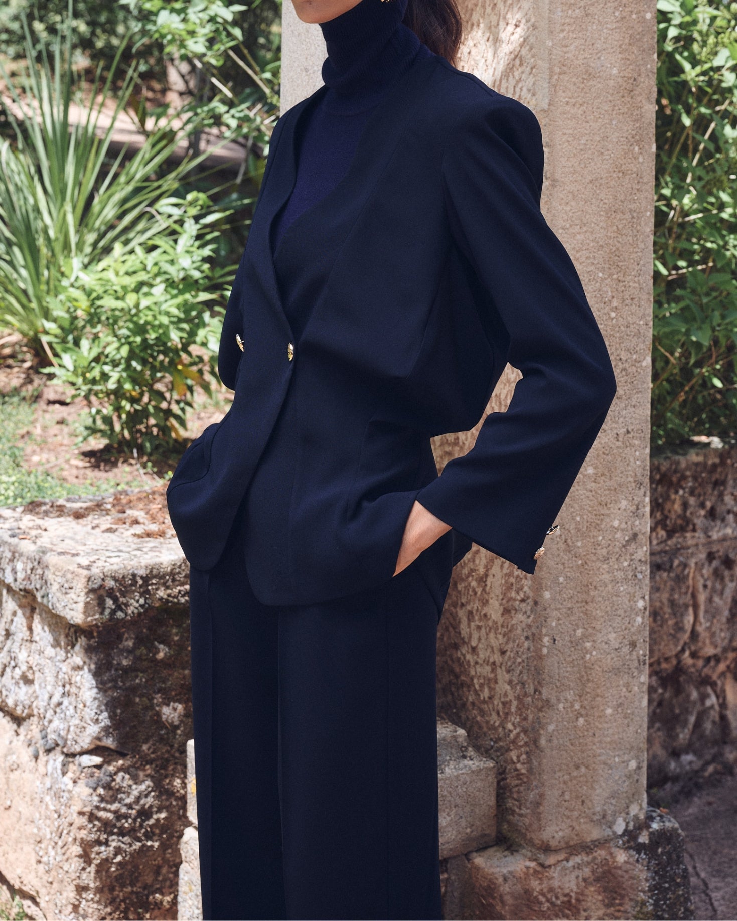 PANTALÓN ALMUDENA MARINO The IQ Collection