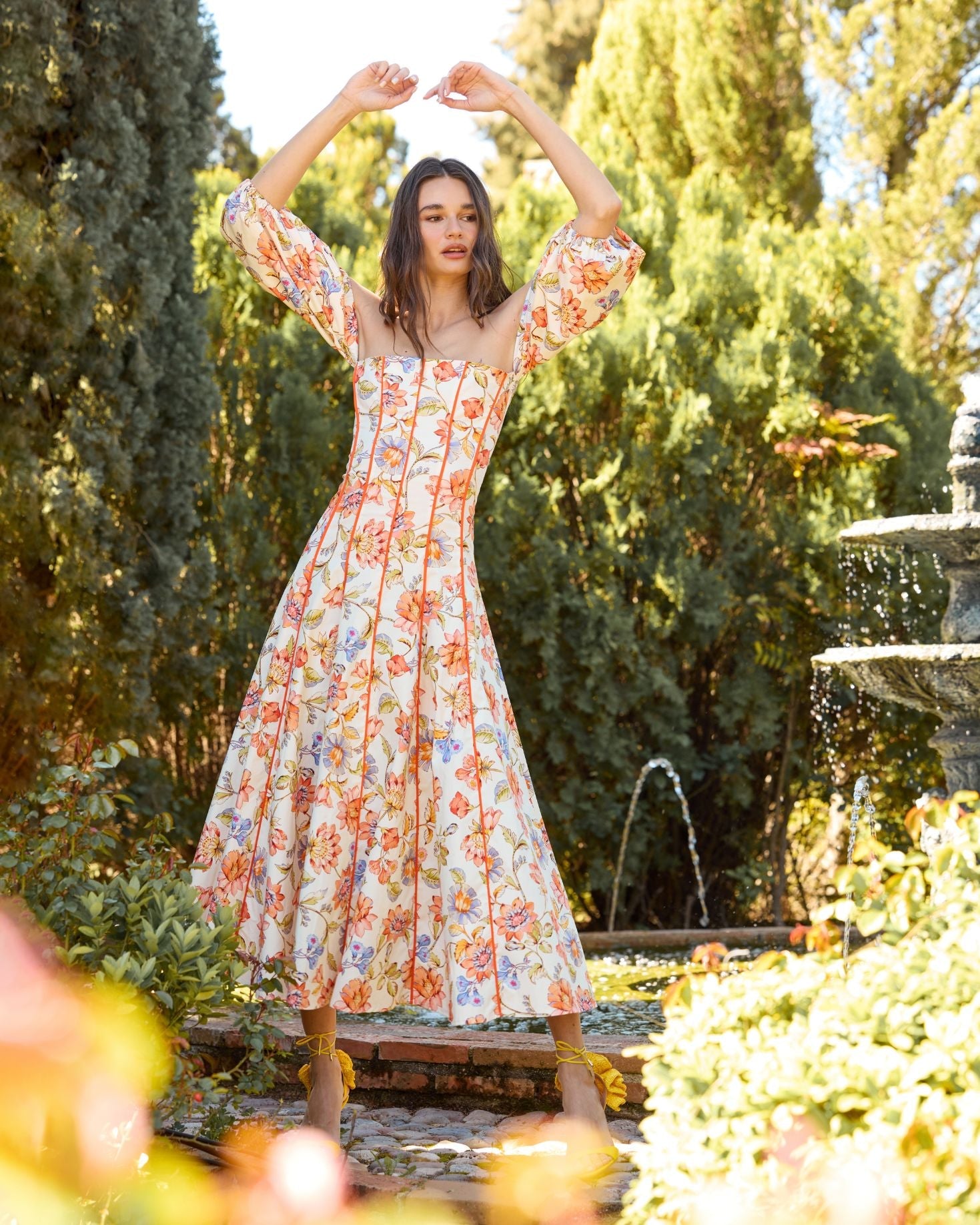 VESTIDO AMADI NARANJA The IQ Collection