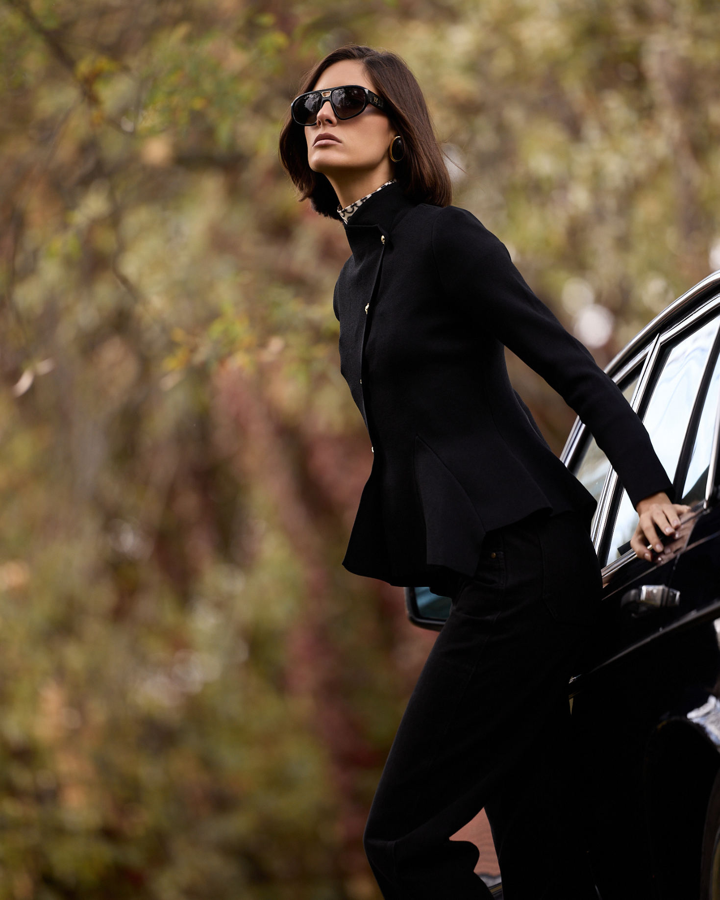 CHAQUETA PUNTO CELIA NEGRA The IQ Collection