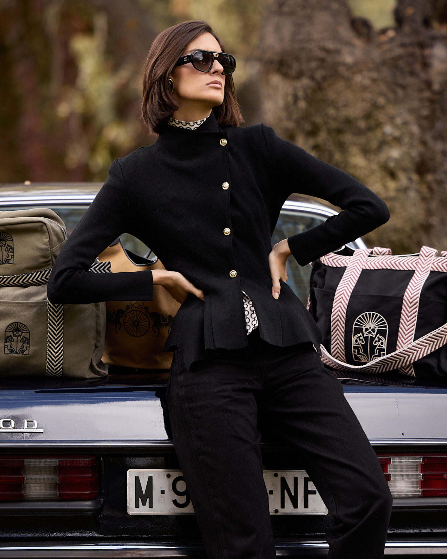 CHAQUETA PUNTO CELIA NEGRA The IQ Collection