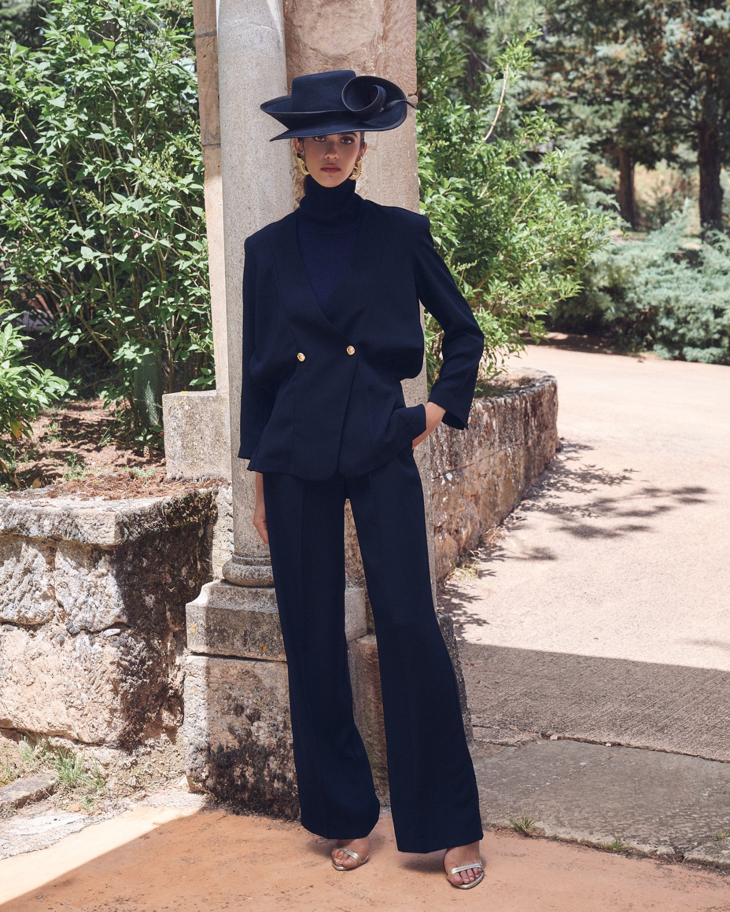 PANTALÓN ALMUDENA MARINO The IQ Collection