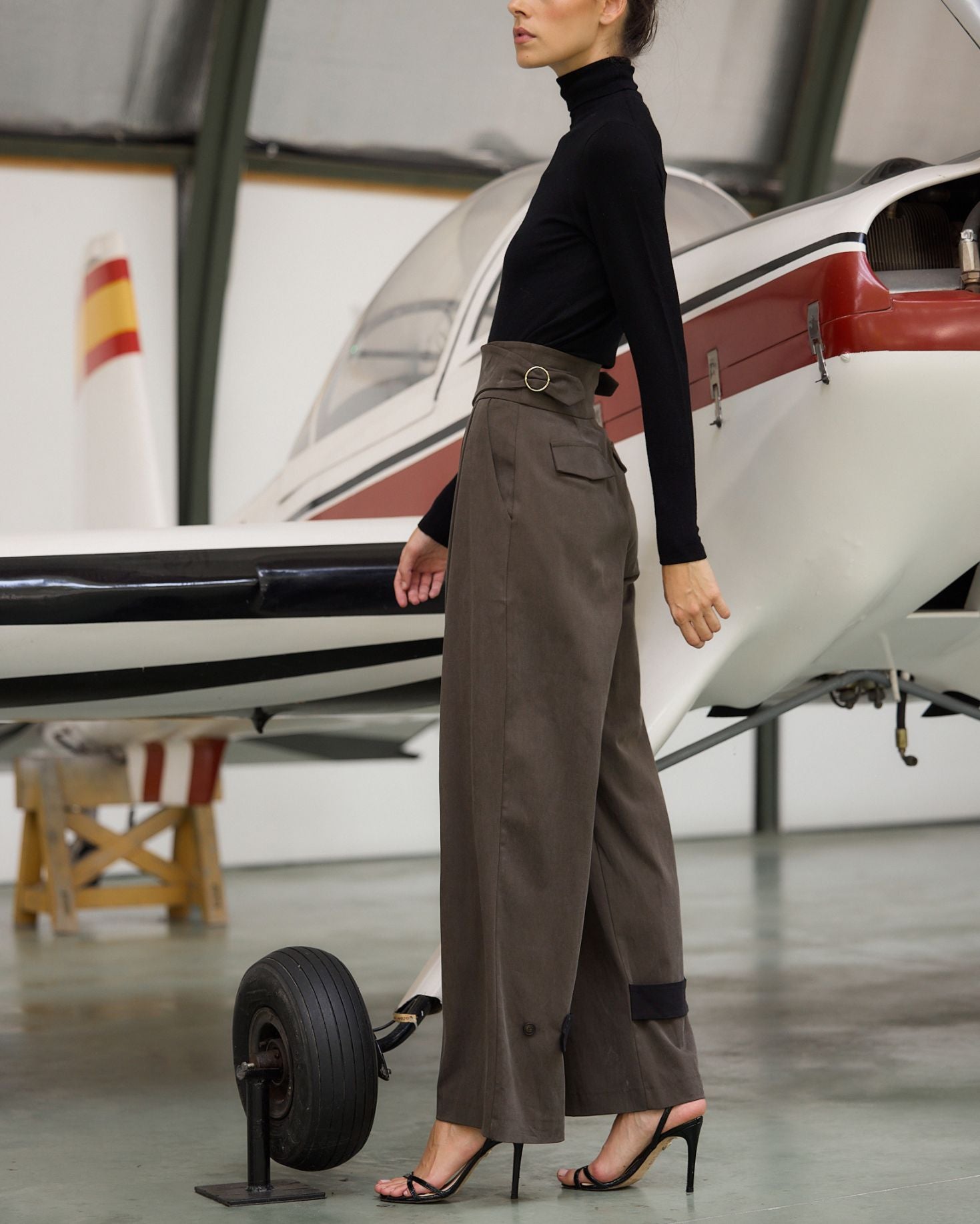 PANTALON ERIN VERDE The IQ Collection