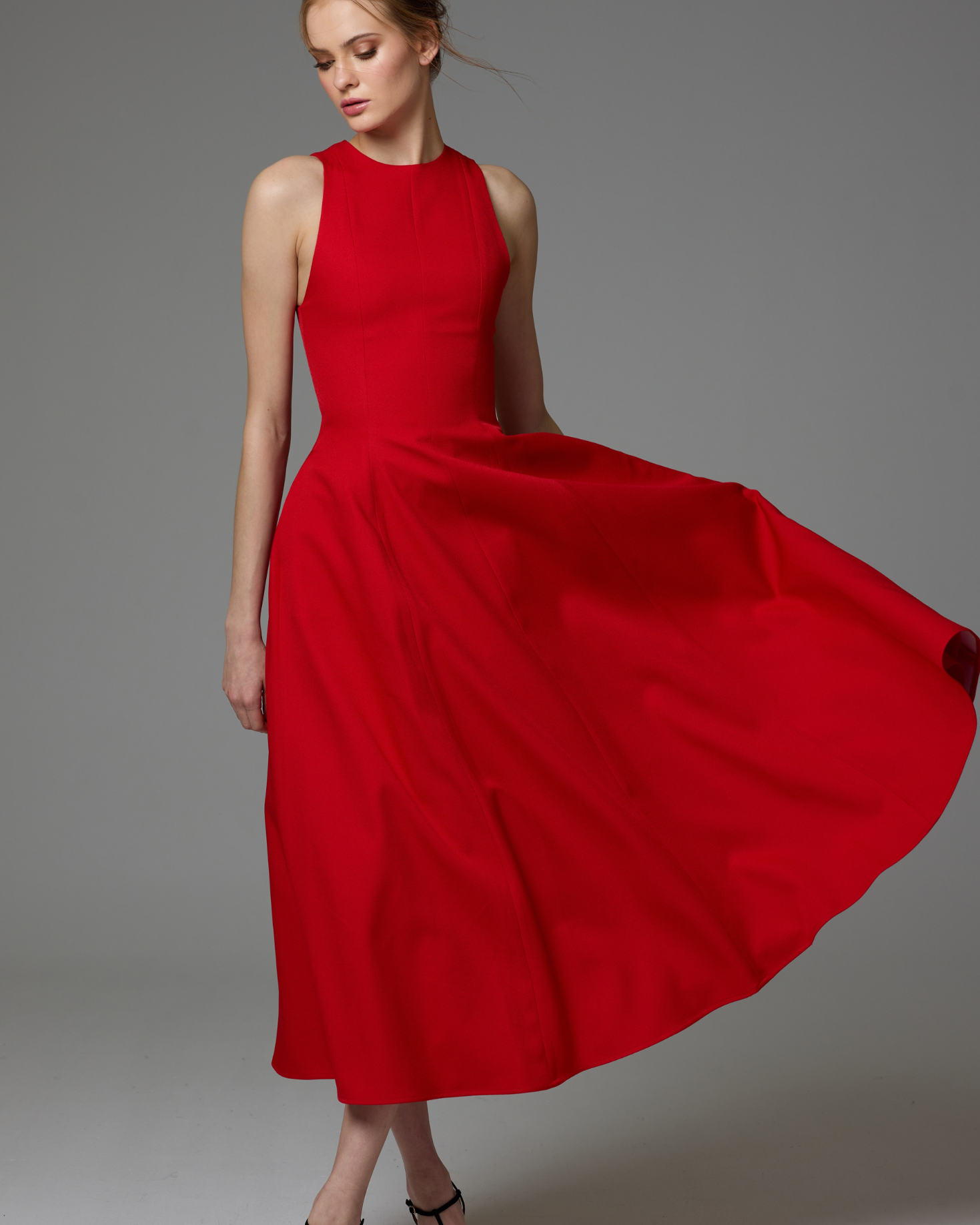 VESTIDO ANITA ROJO The IQ Collection