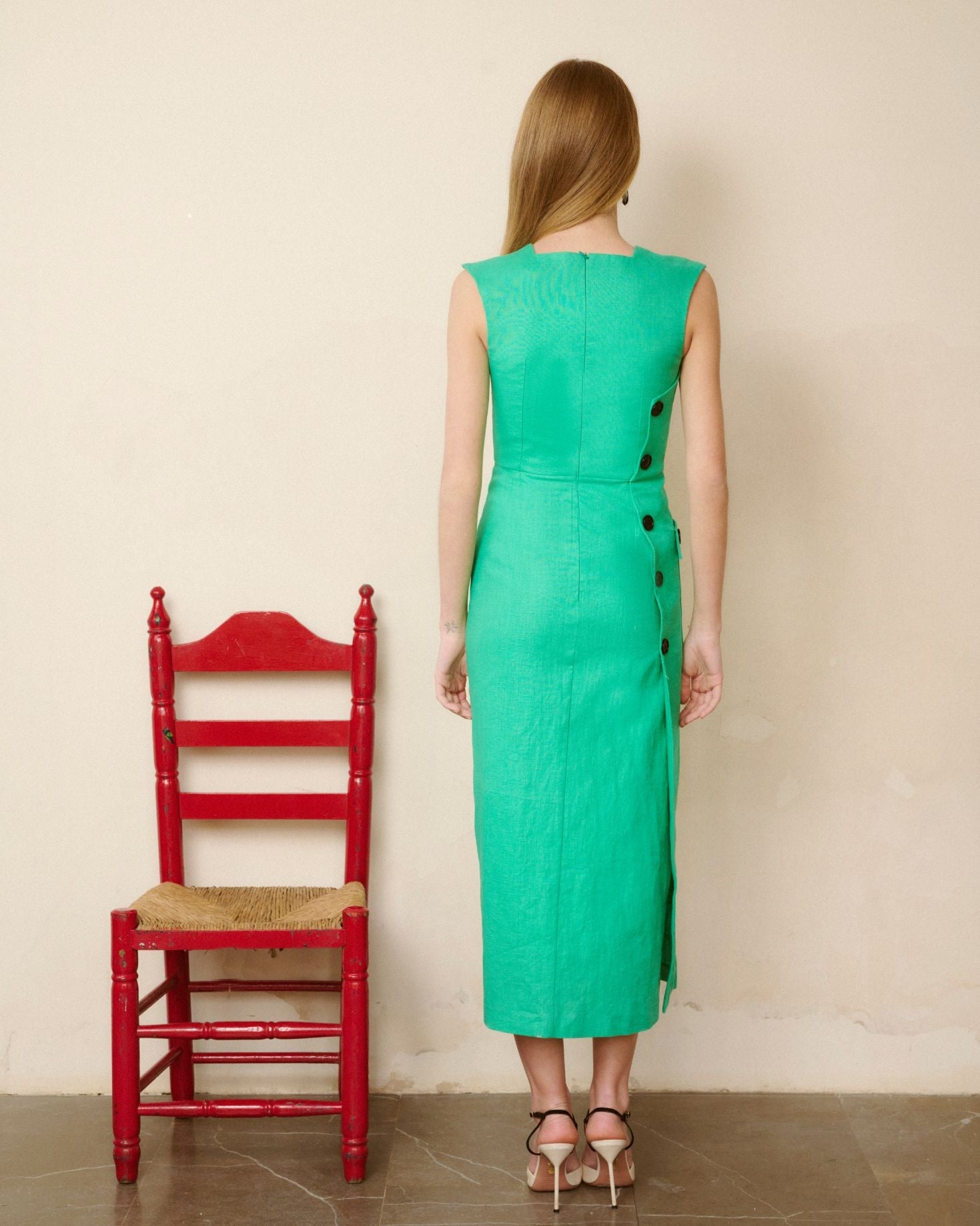 VESTIDO GABI VERDE The IQ Collection