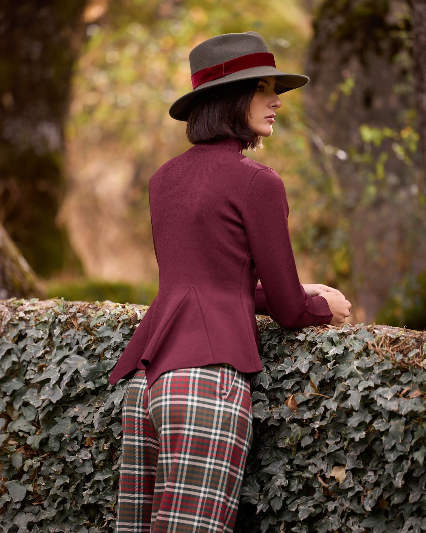 CHAQUETA PUNTO CELIA BURDEOS The IQ Collection