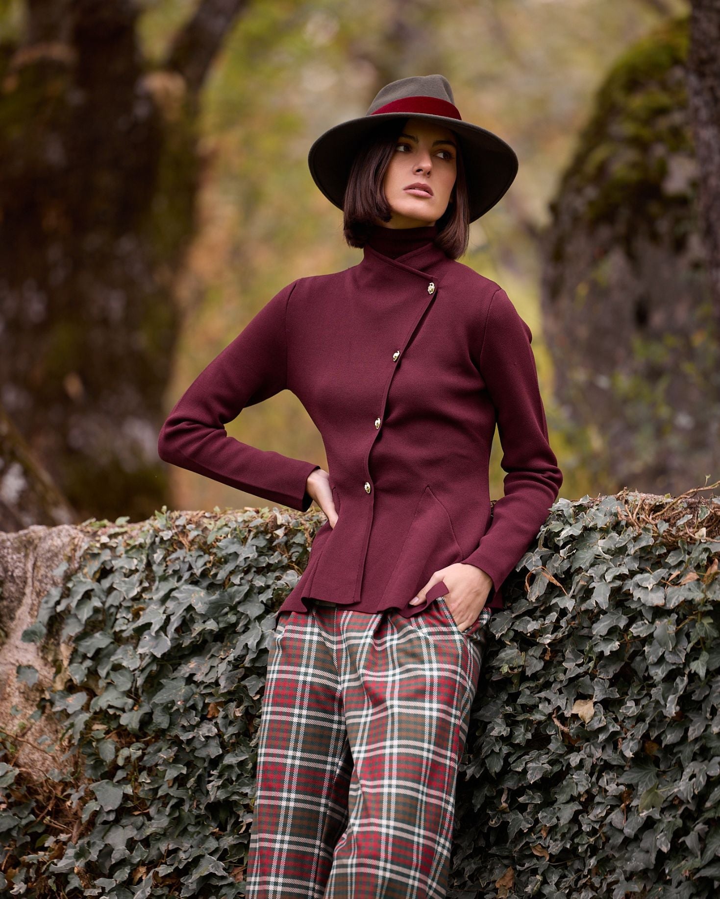 CHAQUETA PUNTO CELIA BURDEOS The IQ Collection