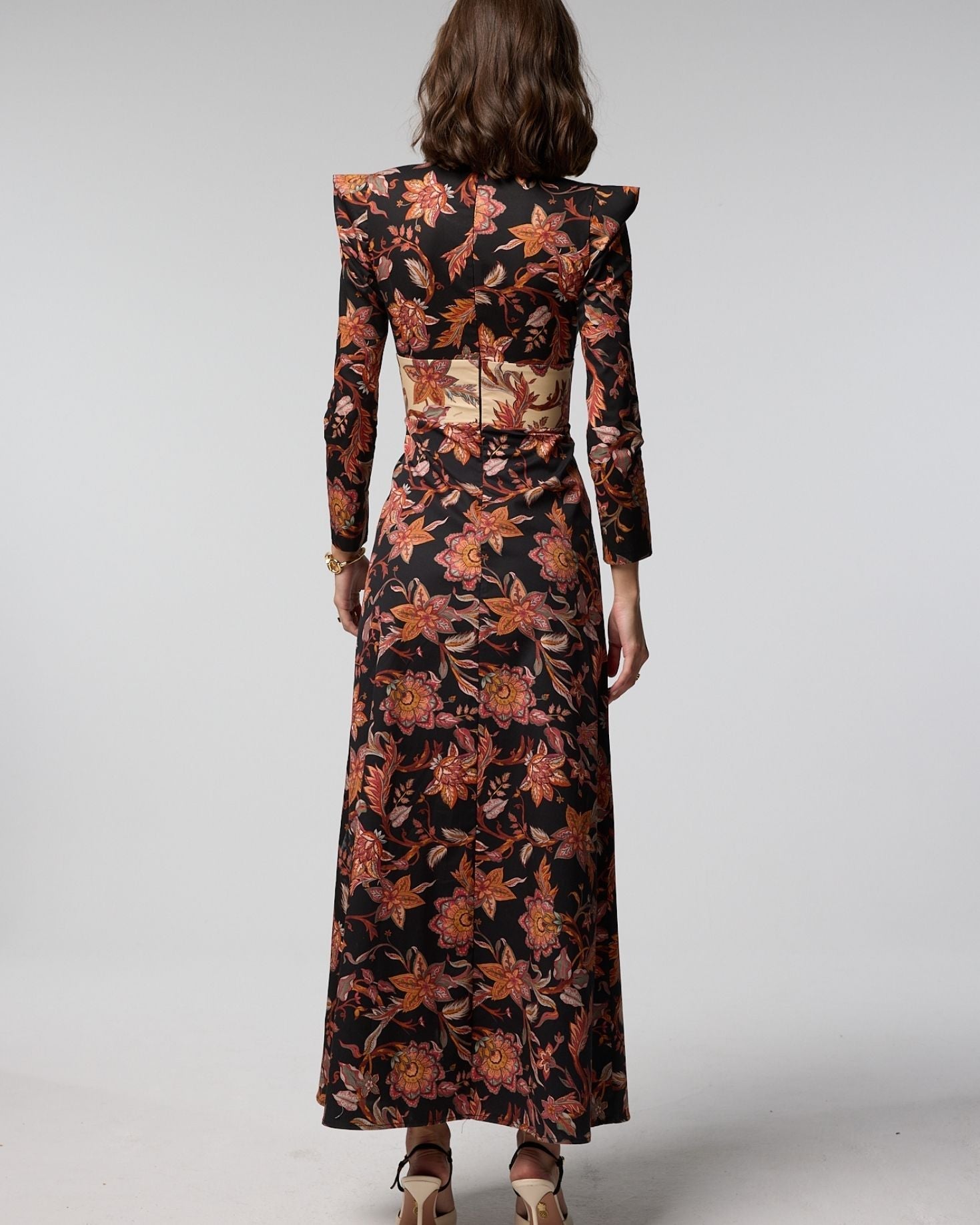 VESTIDO JACKIE FLORES The IQ Collection