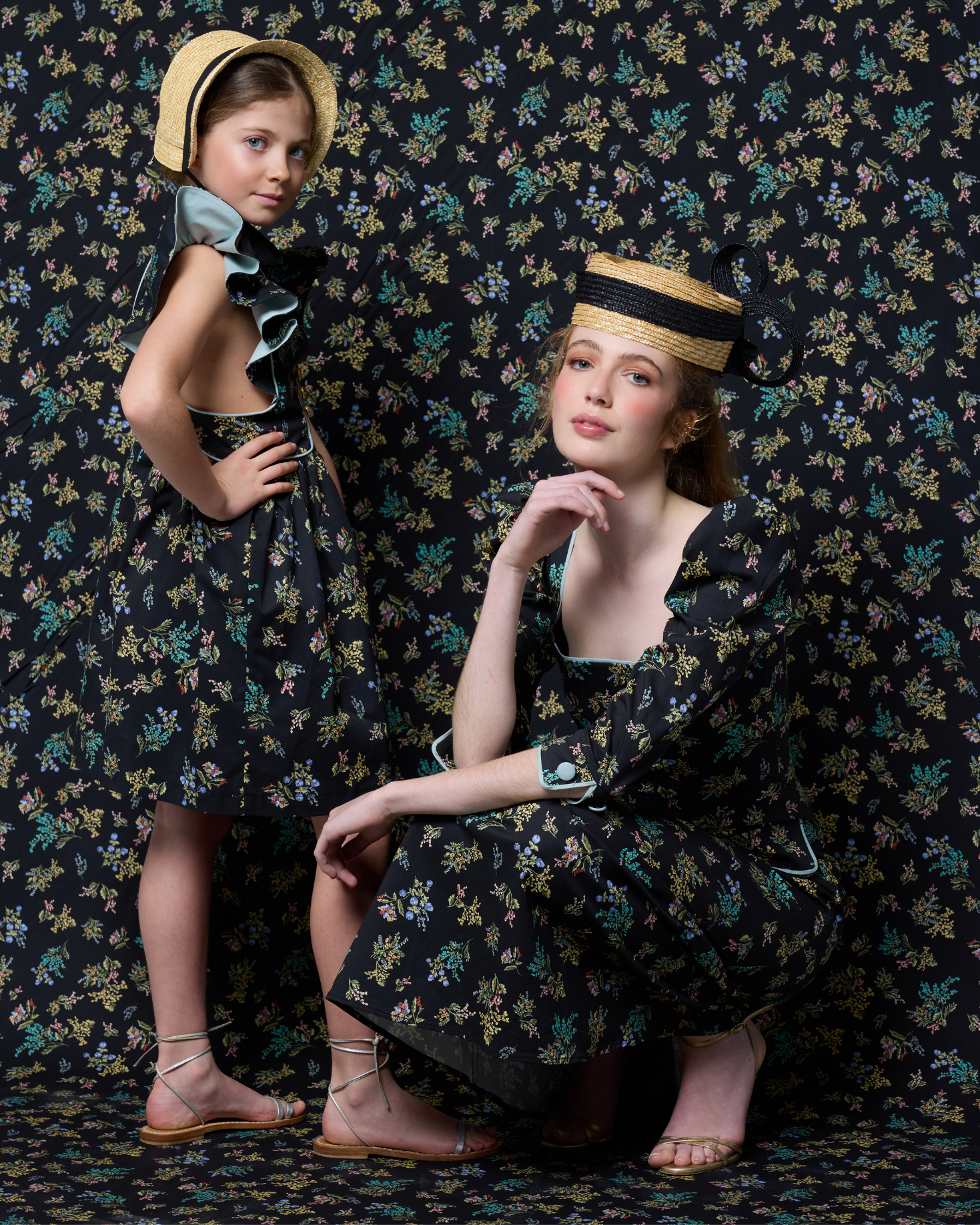 VESTIDO GABRIELA FLORES The IQ Collection