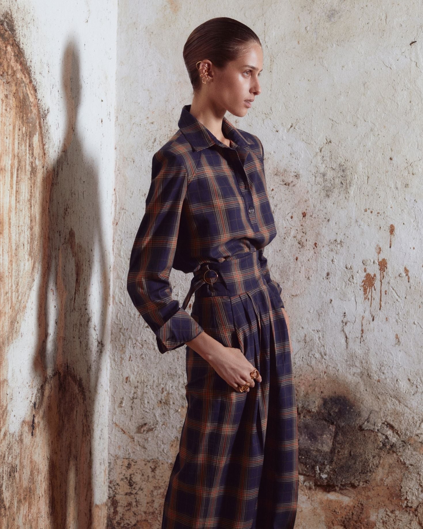 PANTALÓN ERIN CUADROS The IQ Collection